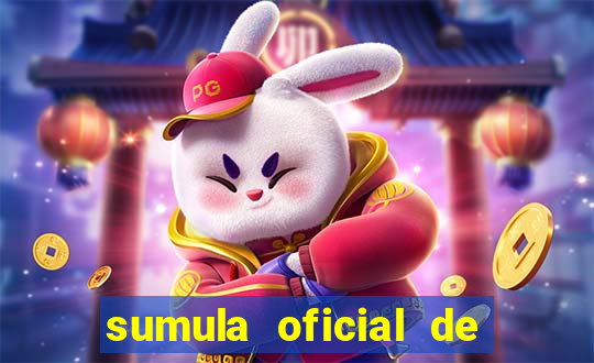 sumula oficial de futebol 7 society excel
